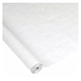 Acomoda Textil – Rollo Mantel de Papel Resistente. Protector para Mesa Desechable para Fiestas, Restaurantes y Cumpleaños. (Blanco, 1,2x15 Metros)