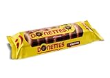 Donettes Clásicos - Mini Rosquillas con Crujiente Cobertura Sabor a Chocolate, 8 unidades