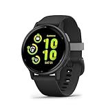 Garmin Vívoactive 5, Smartwatch con GPS, Pantalla AMOLED, Funciones Esenciales de Salud y Forma física y hasta 11 días de autonomía, Negro