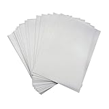 25 HOJAS PAPEL DE OBLEA UN GROSOR DE APPROX 0.4mm(PAPEL DE ARROZ) PARA TINTA COMESTIBLE Bramacartuchos, envío desde Madrid (25 Hojas)