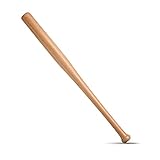 Fuerte 71 CM Bate de béisbol de Madera Barra de Madera Maciza Niños Adultos Juego al Aire Libre Práctica de Entrenamiento Madera Ligera Agarre Antideslizante Softbol Deportes Slugger