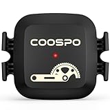 COOSPO Sensor de Velocidad/Cadencia para Ciclismo y Bicicleta con Doble Módulo Bluetooth 4.0 Ant+ para la Computadora de la Bici teléfono Inteligente