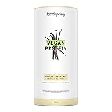 foodspring Proteína Vegana Vainilla - 21 g de proteína por batido, B12, B6, ácido fólico, biotina, calcio y zinc, sin soja, sin gluten - 750g