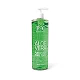 PFC Cosmetics - Gel de Aloe Vera Puro 100% Natural. 500 ml. Hidratante Facial y Corporal para todo tipo de Pieles. Hidratar, Regenerar y Suavizar la Piel. Loción Corporal Diaria