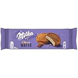 Milka Choco Wafer Galleta Barquillo con Relleno de Cacao y Cubierto de Chocolate con Leche de los Alpes 180g