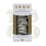 1880 - Tortitas de Turrón de Alicante Sin Gluten, Calidad Suprema, Típico Dulce Navideño, Receta Artesanal, 200g