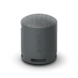 Sony Altavoz Bluetooth SRS-XB100, Ligero, Compacto, Altavoz Resistente al Agua y al Polvo IP67, hasta 16 h de batería, Correa Adaptable, Negro