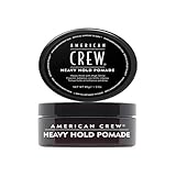 American Crew Heavy Hold Pomade, Cera Pelo Hombre, Pomada de Fijación extrema y Brillo Intenso - 85g