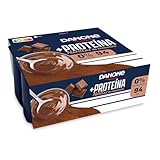 Danone Natillas Proteicas con Sabor Chocolate - Sin gluten ni azúcares añadidos - 4x115