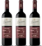 Beronia Crianza - Vino Tinto D.O.Ca. Rioja - 3 botellas de 750 ml - Total: 2250 ml, el embalaje puede variar