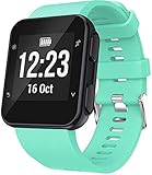 Shieranlee Compatible con Forerunner 35,Suave Silicona de Ajustable Deportiva Pulsera de Reemplazo Compatible para Garmin Forerunner 35 Smart Watch, Fit 5.11-9.05 Inch (130mm-230mm) Wrist