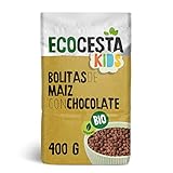 Ecocesta - Bolitas Ecológicas de Cereales con Chocolate - 400 g - Sin Conservantes ni Colorantes Añadidos - Alimento Perfecto para el Desayuno o Tentempié