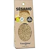 TREVIJANO Sésamo Tostado bolsa de 150 gr - Preparación Fácil, Apto para Veganos, Sin Gluten y Sin Aditivos