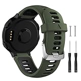 Correa para Garmin Forerunner 735XT Pulsera, Correas de Silicona con Liberación Rápida Sports Pulsera de Repuesto Compatible con Garmin Forerunner 735XT 235 235Lite 230 220 620 630