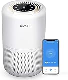 LEVOIT Purificador de Aire Inteligente, Filtro HEPA, CADR 170m³/h a 35m², Control por Alexa, Silencio Modo Sueño inferior a 24dB, Elimina 99,97% de Alergia Polen Olor y Caspa de Mascota,Blanco