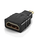 CABLEPELADO Adaptador HDMI a Micro HDMI | Adaptador Micro HDMI Vídeo Universal | 4K Ultra HD 1080p Full HD | Apto para Smartphone, Cámaras y Tablet