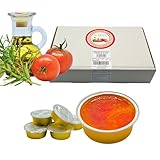 EL ÁTICO SWEET 45 Monodosis Tomate Natural y Aceite de Oliva Virgen Extra de 23 GR. El Secreto de la Cocina Mediterránea en Tu Hogar. Agrega Sabor con Concentrado de Tomate Triturado y Aceite Oliva