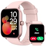 TOOBUR Reloj Inteligente Mujer con Alexa, 1.8' smartwatch Deportivo con 100 Deportes, Recibir y Contestar Llamadas, Podómetro y pulsómetro, IP68 Impermeable Nadar, Compatible con Android iOS