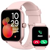 TOOBUR Reloj Inteligente Mujer con Alexa, 1.8' smartwatch Deportivo con 100 Deportes, Recibir y Contestar Llamadas, Podómetro y pulsómetro, IP68 Impermeable Nadar, Compatible con Android iOS