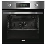 Candy FIDCP X625 L, Horno Multifunción, 70L, 1 Bandeja y 1 Rejilla, Ventilador Radial, Limpieza Aquactiva, 8 Funciones, Display Timer Touch, Mandos Push&Pull, Puerta Doble Cristal, Negro