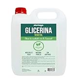 PLANTAWA Glicerina Vegetal LÍquida 2L | Glicerina de Alta Pureza y Concentración. Hidratante y Humectante Natural Cabello y Piel | Glicerina para Hacer Jabones Sin Fragancia y 100% Vegana