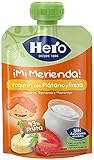 Yogur con plátano y fresa Hero bolsa 100 g