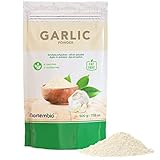 Nortembio Ajo en Polvo 500 g. Origen 100% Natural. Ajo Molido sin Aditivos ni Conservantes, Vegano y sin Gluten. Ajo Seco para Carnes, Verduras y Pescados. Envase Hermético con Cierre Zip.