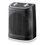 Rowenta Comfort Compact – Calefactor bajo consumo de 2400W, función Silence, calefactor eléctrico, 2 velocidades, termostato mecánico, función anti-heladas, ventilador, fácil transporte, SO2330