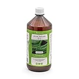 PLAMECA - Aloe Verum Bio 100%, Bebida de Aloe Vera, Jugo Sin Pasteurizar, Sin Edulcorantes, en Frío, Ayuda a la Salud Gastrointestinal, al Sistema Inmunitario y ante la Fatiga - 1 L