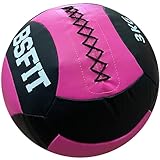 BSFIT Wall Ball 3 kg Pelota Ideal para Ejercicios de Functional Fitness, fortalecimiento y tonificación Muscular - Agarre Antideslizante Workout, Balon Medicinal