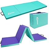 eyepower 180x60 Colchoneta Gimnasia Plegable - Colchoneta Sport 5cm Grosor - Esterilla Fitness Colchonetas para Gym Tatami Gimnasio Colchoneta de Gimnasia Tapete de Yoga Pilates Colchoneta Pole Dance