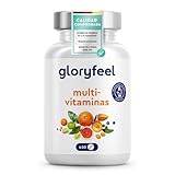 Multivitaminas y Minerales - 450 Comprimidos (Suministro para +1 año) - Todas las Vitaminas A,B,C,D3,E, Calcio, Zinc, Selenio – Multivitaminico Activo Completo para Hombre y Mujer