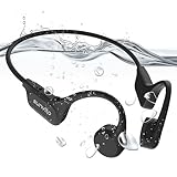 sunvito Auriculares Conduccion Osea, Auriculares Abiertos con Bluetooth inalámbrico 5.3-IP68, Resistente al Agua, Memoria 32G Integrada, Auriculares Natacion para Ejercicios al Aire