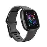 Fitbit Sense 2, smartwatch, GPS integrado, funciones de salud avanzadas, hasta 6 días de batería y compatible con Android e iOS, Color Grafito/Aluminio grafito, Talla única