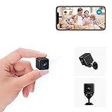 Camara Espia 4K HD Mini WiFi Oculta Cámara Espía para Ver En El Movil, Interior/Exterior Mini Cámaras De Vigilancia inalambricas Larga Duracion Spy CAM con Visión Nocturna Detección De Movimiento (XS)