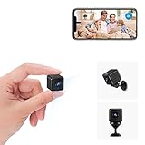 Camara Espia 4K HD Mini WiFi Oculta Cámara Espía para Ver En El Movil, Interior/Exterior Mini Cámaras De Vigilancia inalambricas Larga Duracion Spy CAM con Visión Nocturna Detección De Movimiento (XS)