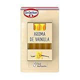 DR. OETKER Aroma de Vainilla, Esencia de Vainilla Especial para Repostería y Bebidas - Pack de 4 frascos monodosis de 2ml cada uno (Cantidad Total 8ml)