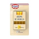 DR. OETKER Aroma de Vainilla, Esencia de Vainilla Especial para Repostería y Bebidas - Pack de 4 frascos monodosis de 2ml cada uno (Cantidad Total 8ml)