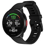 Polar Pacer Reloj De Running Con GPS, Procesador De Velocidad, Ligero, Pantalla Brillante, Programas De Entrenamiento De Running Y Recuperación, Pulsómetro, Controles De Música, S/L, Negro