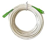 D.Square - Cable de Fibra Óptica 3m Monomodo Simplex G657A2 9/125µm LSZH, Latiguillo Blanco FTTH SC/UPC-SC/UPC, Compatible Operadores Movistar Jazztel Vodafone Orange Amena Masmovil Yoigo.