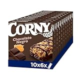 Corny - Barritas de Cereales con Chocolate Negro. 10 estuches con 6 barritas 10x(6x23g)