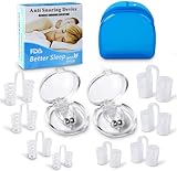 10 PCS Anti ronquidos, Dilatador Nasal Anti Ronquidos Clips Nasales Magnéticos, Dilatadores Nasales Silicona con Imán Mejora la Respiración para Ayudar a Dormir Mejor