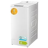 Midea Lavadora Carga Superior 6kg de 1200 RPM - Lavadoras con 15 programas y diseño ultra slim - Maquina de lavar ropa de libre instalación con Función de vapor, Lavado Rapido y Modo ECO