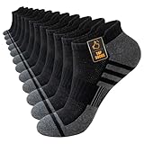 Stoeury Calcetines Tobilleros Hombre, 6 Pares Calcetines Cortos Hombre Verano Transpirables, Calcetines Deporte Antiampollas, Calcetines Running Hombre Algodon, ideales para Casa, Correr, Trabajo