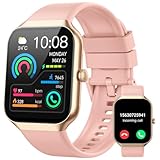 Reloj Inteligente Mujer Hombre, 1.96' Smartwatch con Llamada Bluetooth, Pulsómetro/Monitor de Sueño/Podómetro, Smartwatch Mujer 113+ Modos Deporte, Pulsera Actividad Impermeable IP68 para Android iOS