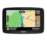 TomTom GPS para coche GO Basic, 6 pulgadas, con tráfico y prueba de radares gracias a TomTom Traffic, mapas de la UE, actualizaciones a través de WiFi, soporte reversible integrado