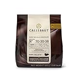 Chocolate negro en gotas Callebaut 70% bolsa de 400 gramos