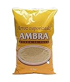 ARROZ REDONDO VAPORIZADO AMBRA 5 KG (2 PAQUETES)