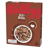 Kellogg's All-Bran Choco Almohadillas de Cereales, de Trigo Integral, 375g