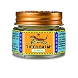 Dielisa – Tiger Balm, Bálsamo del Tigre Blanco Efecto Frío, Apto para Masajes tras el Deporte, Relajantes y Balsámicos, con Ingredientes Herbales como Alcanfor, Mentol, Menta y Cajeput - 19 g